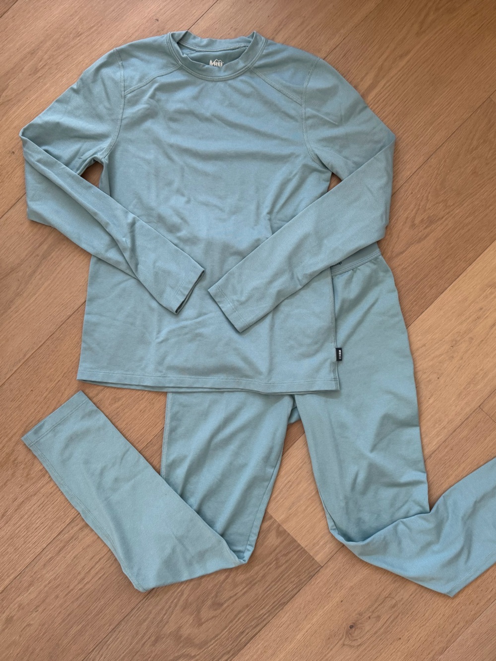 REI Kids Long Sleeve Base Layer Top in Sage